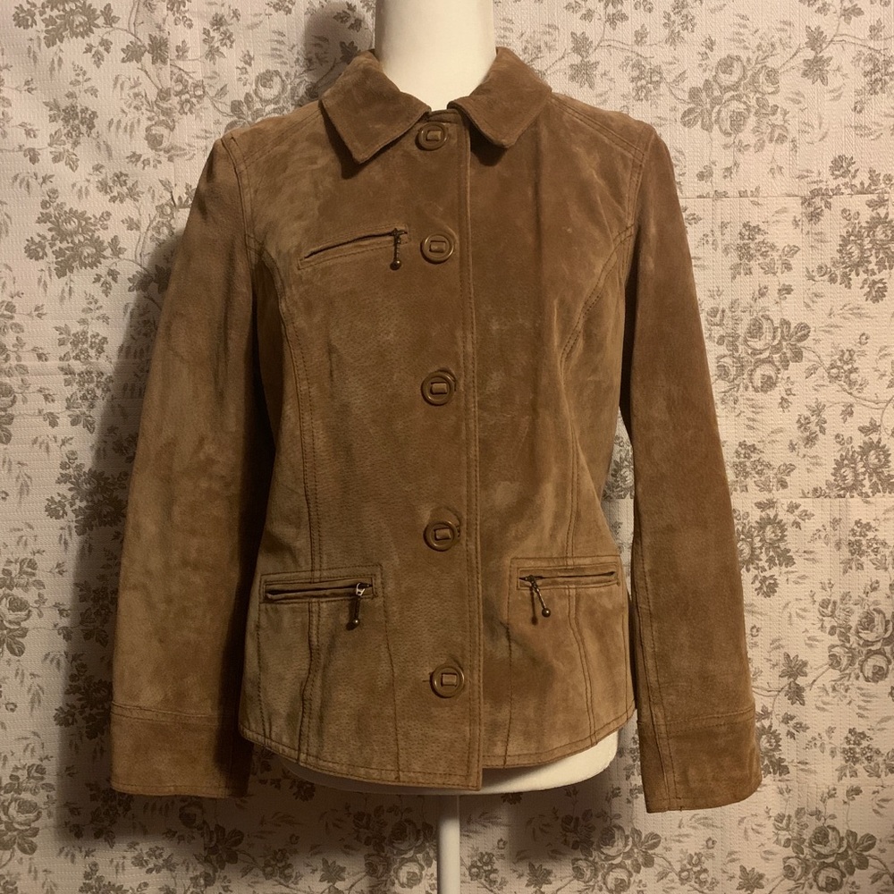 I.E. RELAXED Brown Leather Jacket